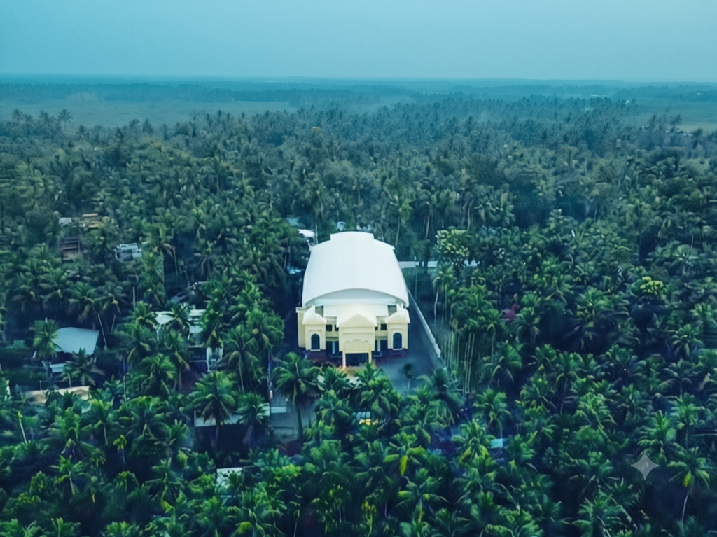 Aerial View of Ullanam Convention Centre — Ullanam Convention Centre Malappuram