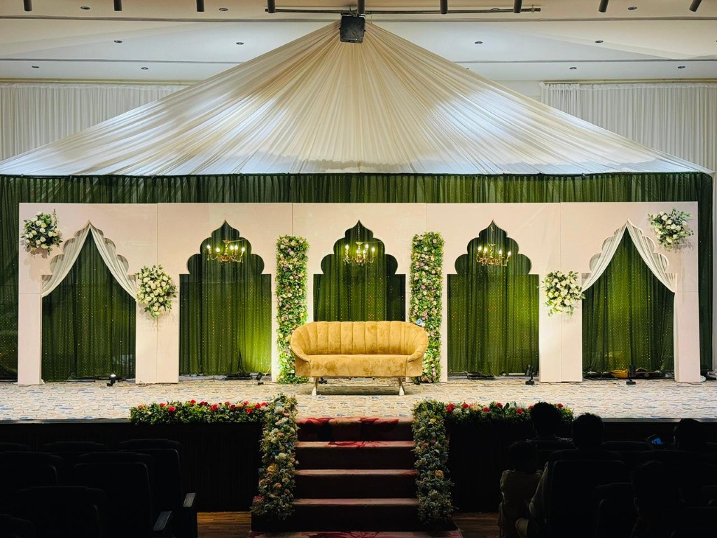 Grand Wedding Stage & Canopy — Ullanam Convention Centre Malappuram